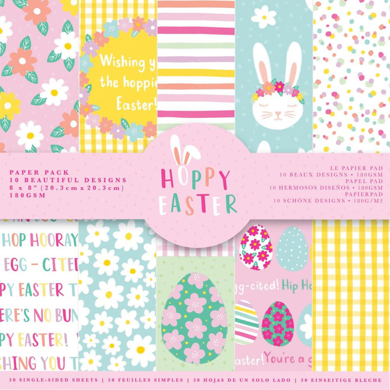 Violet Studio Paper Pack 8"X8" 30 pack  Hoppy Easter*