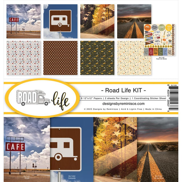 Reminisce Collection Kit 12"X12" Road Life*