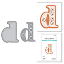 Spellbinders Etched Dies - Stitched Alphabet D*