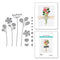 Spellbinders Hot Foil Plates Sealed Blooming Stems