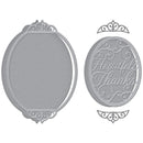 Spellbinders Etched Dies By Becca Feeken - Heartfelt Thanks Vignette*