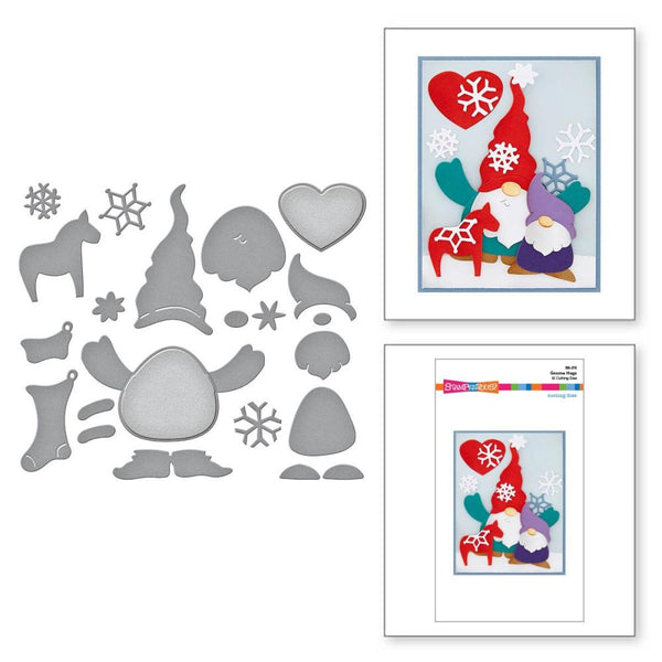 Stampendous Etched Dies Holiday Hugs - Gnome Hugs