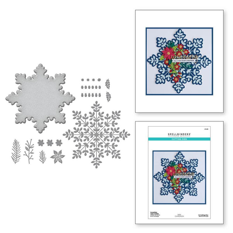 Spellbinders Etched Dies By Bibi Cameron Snowflake Card Creator