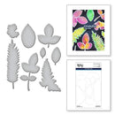 Spellbinders Etched Dies By Simon Hurley Leaf Prints*