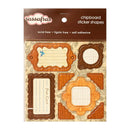 Sassafras Chipboard Sticker Shapes - Woody Framed*