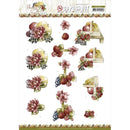Find It Trading Precious Marieke Punchout Sheet - Flowers & Apples, Flowers & Fruits*