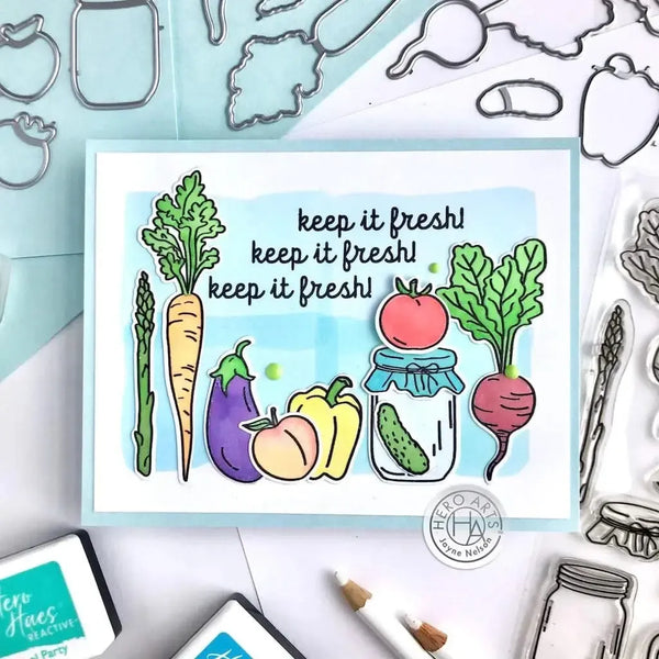 Hero Arts Clear Stamps 4"X6" (10.1cm x 15.2cm) Keep It Fresh*
