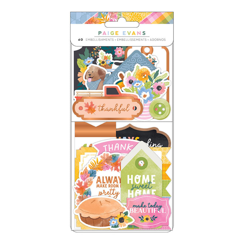 Paige Evans - Garden Shoppe Ephemera Cardstock Die-Cuts - Icons  with Copper Foil Accents*