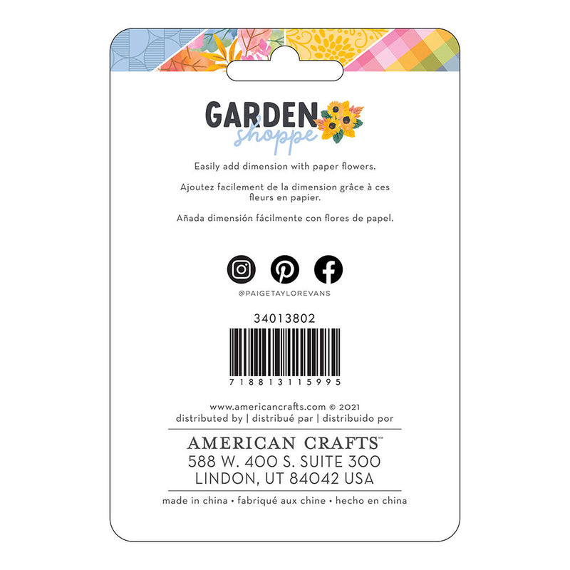 Paige Evans - Garden Shoppe Dimensional Stickers 6 Pack - Butterflies*