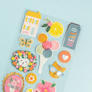 Jen Hadfield Stardust Layered Stickers 11 pack with Silver Foil Accents