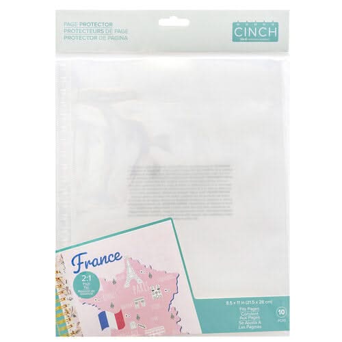 We R Memory Keepers Cinch Page Protectors 8.5"X11" 10 pack*