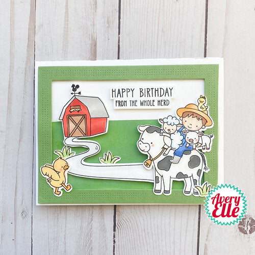 Avery Elle Clear Stamp Set 4"X6" - Howdy*
