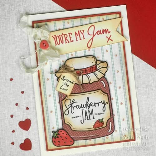 Creative Expressions 6"x 4" Clear Stamp Set By Sam Poole - Spread The Love*