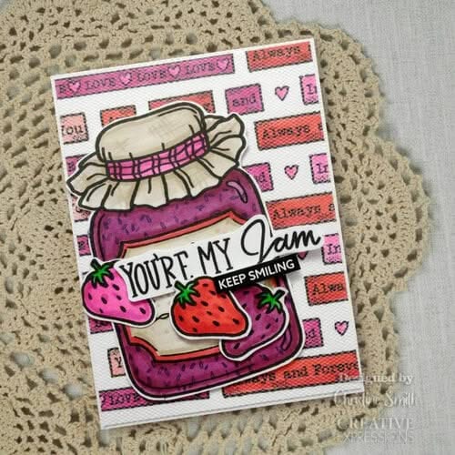 Creative Expressions 6"x 4" Clear Stamp Set By Sam Poole - Spread The Love*