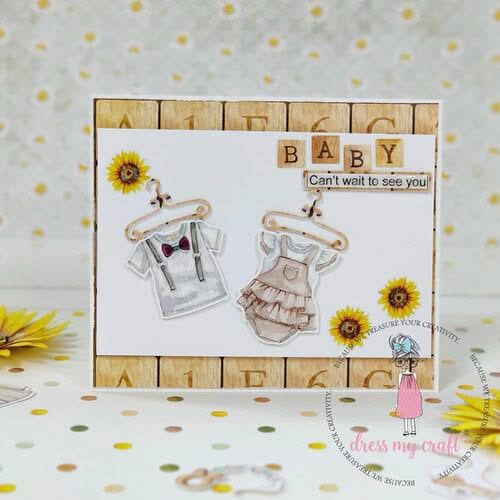 Dress My Craft Image Sheet 240gsm A4 2 pack  - Mom To Be