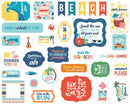 Echo Park Cardstock Ephemera 33 pack - Icons, Endless Summer*