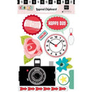 Echo Park - Happy Days Collection - Layered Chipboard Stickers*