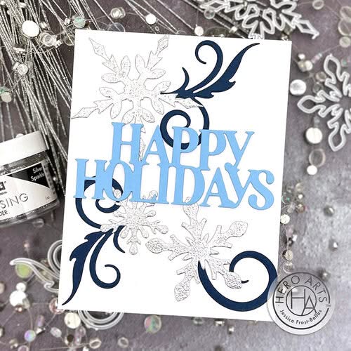 Hero Arts Fancy Dies - Large Snowflakes And Swirls*
