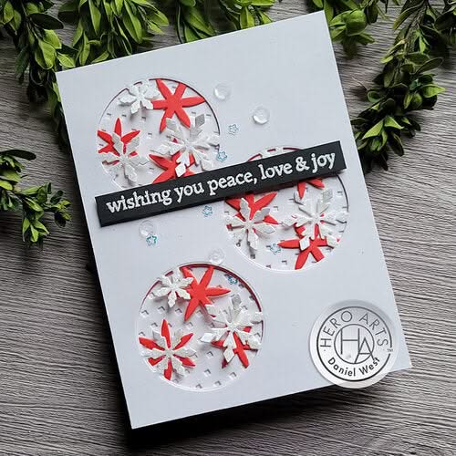 Hero Arts Fancy Dies - Looking Glass Snowflake*