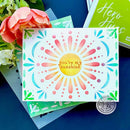 Hero Arts Stencil - Flourish Sun*