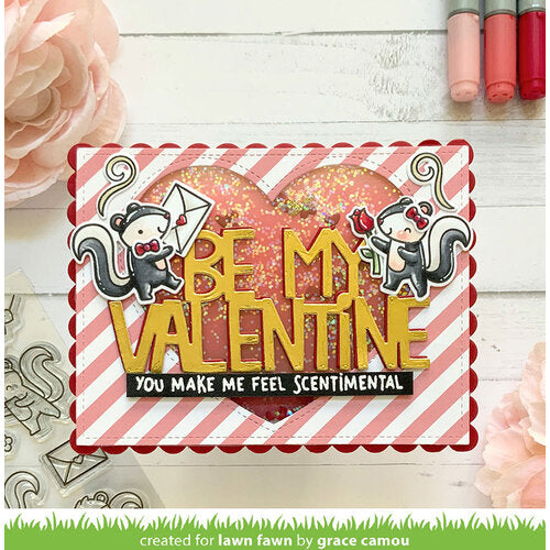 Lawn Cuts Custom Craft Die Giant Be My Valentine*