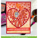 Lawn Cuts Custom Craft Die Giant Outlined Love Ya*