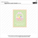 Lawn Cuts Custom Craft Die - Eggcellent Easter Basket*
