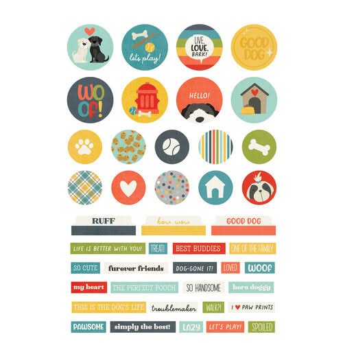 Simple Stories Sticker Book 12/Sheets - Pet Shoppe, 297 pack*