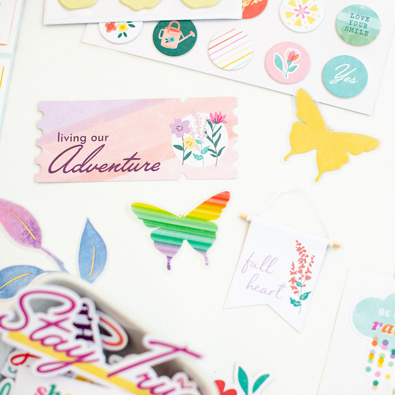 Pinkfresh Vellum Embellishments Die-Cuts - Delightful