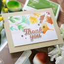 Pinkfresh Studio Die Set Fall Leaf Border Sentiments*