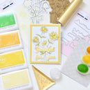 Pinkfresh Studio Die Set Fall Leaf Border Sentiments*