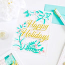 Pinkfresh Studio Die - Festive Leaves Background*