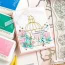 Pinkfresh Studio Stencils 4"x 9" 5 pack -  Enchanting Flora Layering*