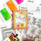 Pinkfresh Studio Stencils 4.25"X 5.25"  (10.8cm x 13.3cm)6 pack  Happy For You Layering*