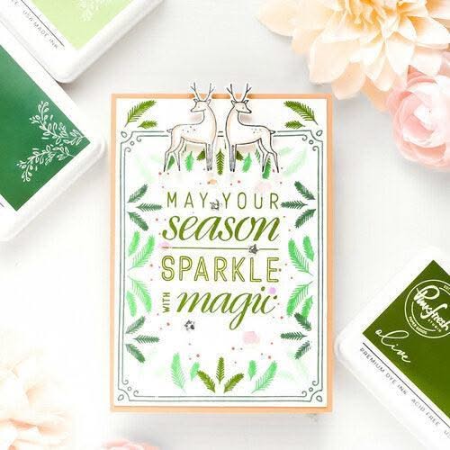 Pinkfresh Studio Clear Stamp Set 4 inchX6 inch - Sparkle With Magic*