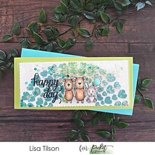 Picket Fence Studios 4"X8" Stamp Set - Somebunny Loves You*