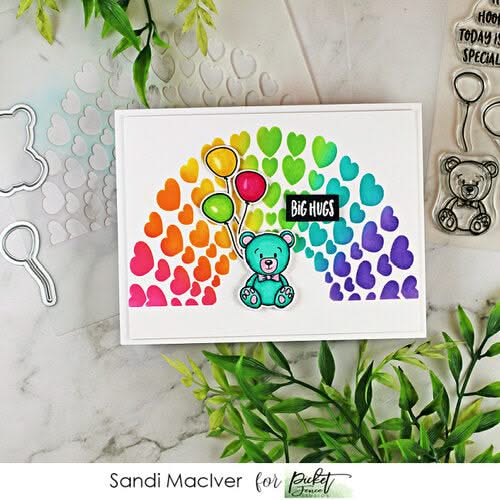 Picket Fence Studios 4"X8" Stamp Set - Somebunny Loves You*