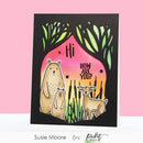 Picket Fence Studios 4"X8" Stamp Set - Forest Critters Stopping By To Say Hello*