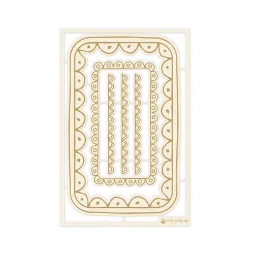 P13 Die-Cut Chipboard Embellishments 4"x 6" - Let Your Creativity Bloom