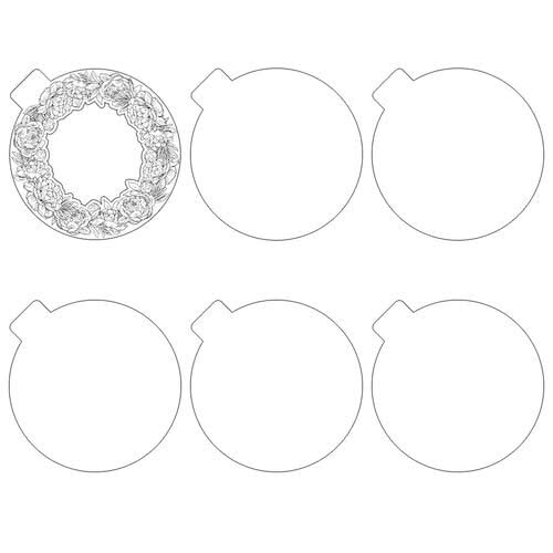 P13 Light Chipboard Album Base 8"X8" - Hello Spring