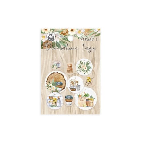 P13 There Is No Planet B Double-Sided Cardstock Tags 9 pack