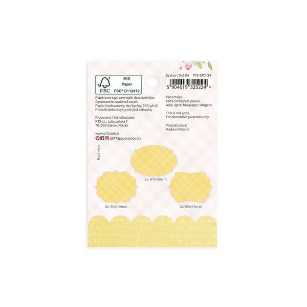 P13 Spring Is Calling double-sided cardstock tags 6-pack