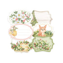 P13 Woodland Cuties Double-Sided Cardstock Tags 6 pack - Set