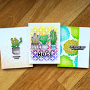 Simon Hurley create. Clear Stamps 6"X9" - Succulents*