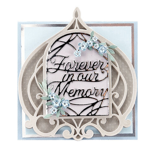 Spellbinders Etched Dies By Becca Feeken - Forever In Our Memory Vignette*