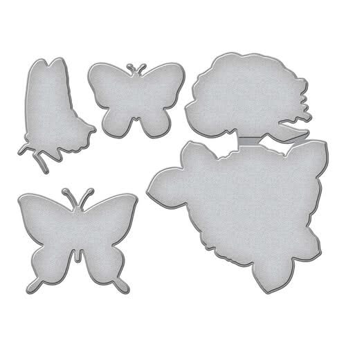 Spellbinders Etched Dies By Simon Hurley - Butterfly Kisses*
