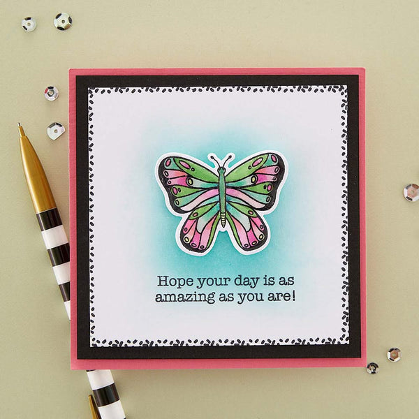 Spellbinders Etched Dies By Simon Hurley - Butterfly Kisses*