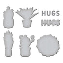 Spellbinders Etched Dies By Simon Hurley - Succulents*
