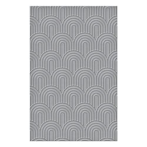 Spellbinders Embossing Folder - Optical Arches - Be Bold - Size 8.5" x 5.5".