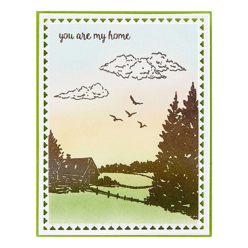 Spellbinders Clear Stamp Set By Sushma Hegde - Create A Scene Silhouette*